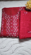 Embroidered Khaadi Net 2-Piece Suit – Shirt & Dupatta