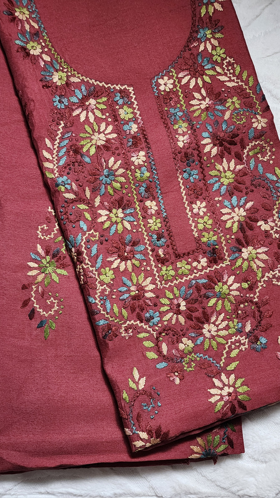 2 piece cotton karandi Dupatta and Shirt