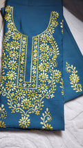 2 piece cotton karandi Dupatta and Shirt