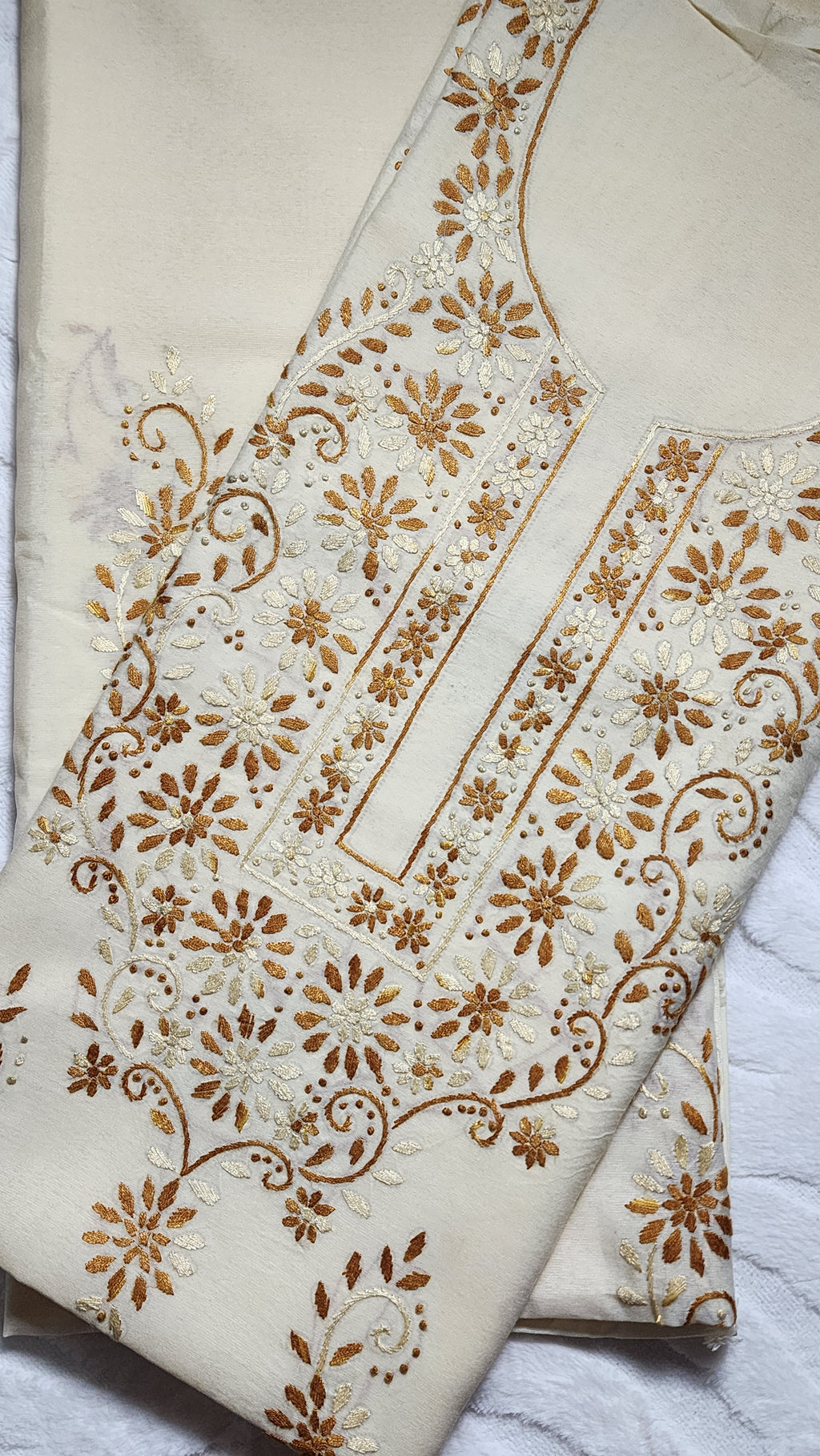 2 piece cotton karandi Dupatta and Shirt