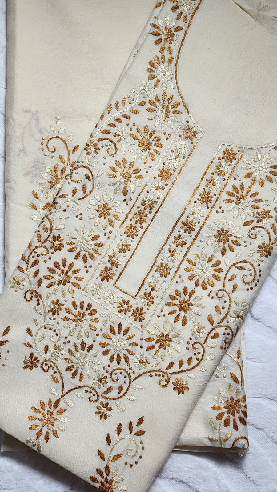 2 piece cotton karandi Dupatta and Shirt