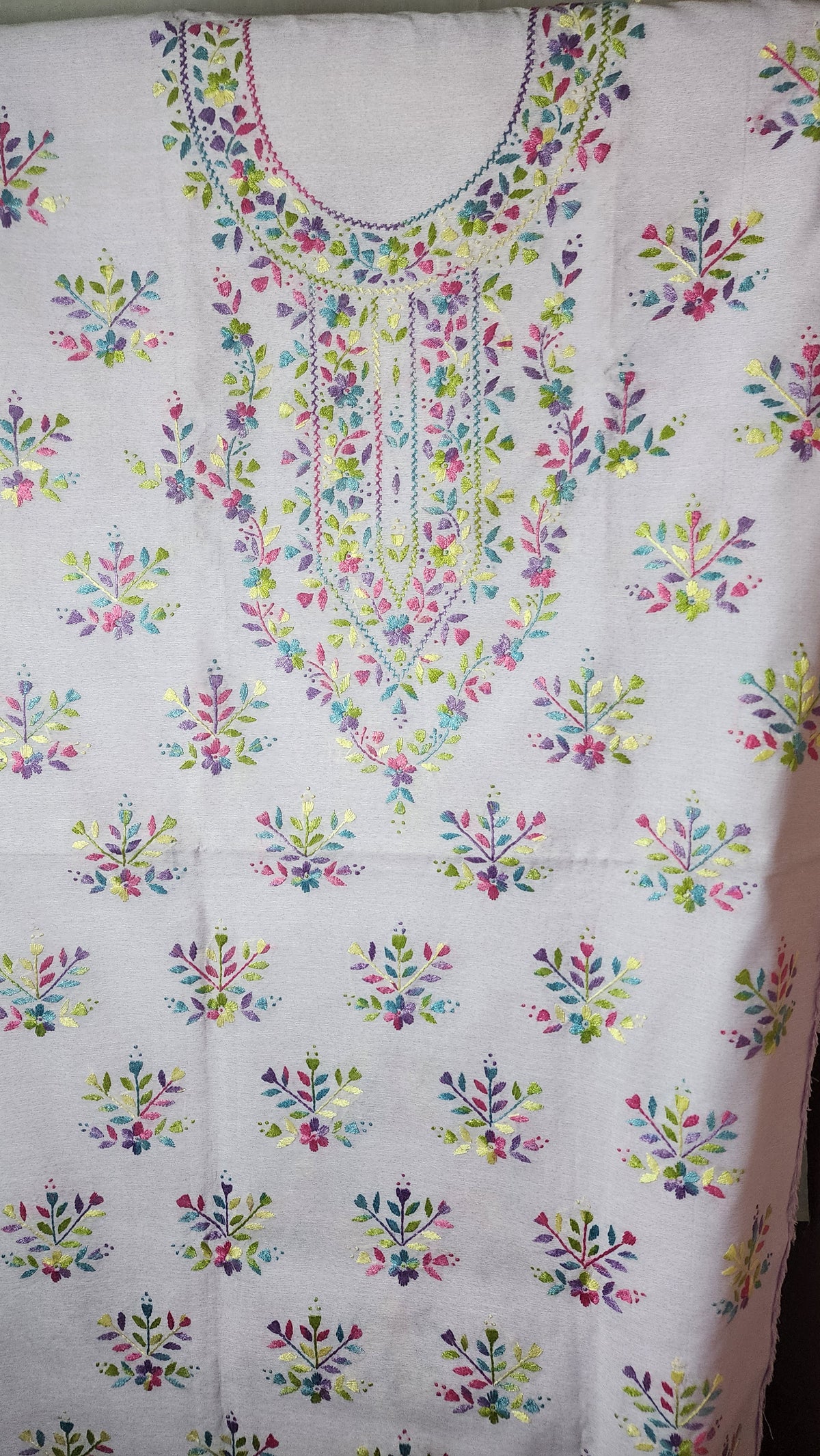 2 piece cotton karandi Dupatta and Shirt
