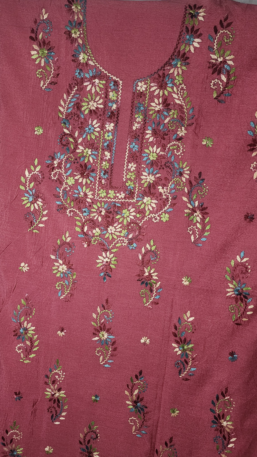 2 piece cotton karandi Dupatta and Shirt